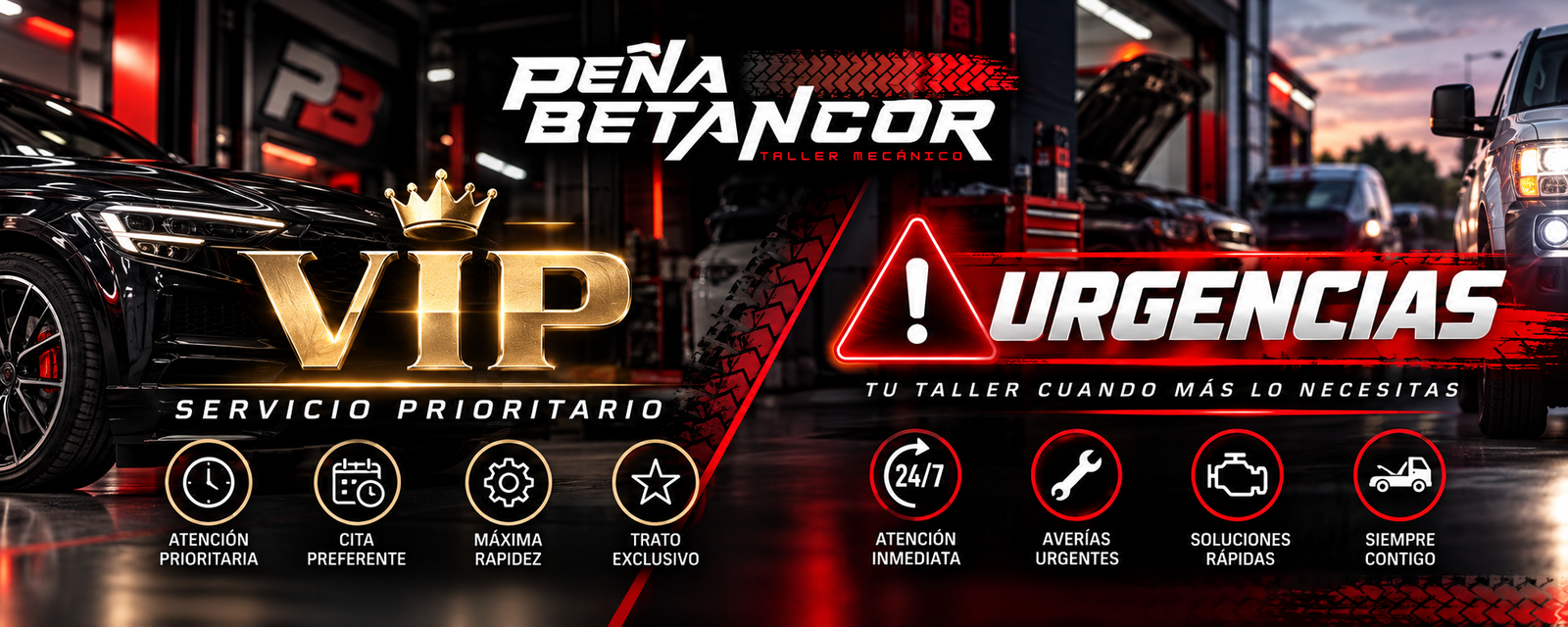 Servicios VIP y Urgencias - Taller Peña Betancor